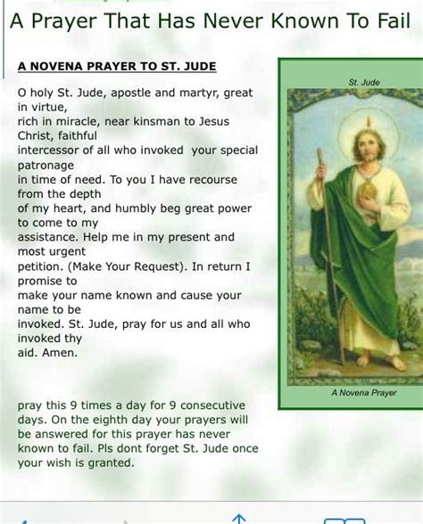 novena prayer to st jude thaddeus 9 days